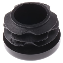 1 Bag of 100 - RS PRO Black Round Tube Plug