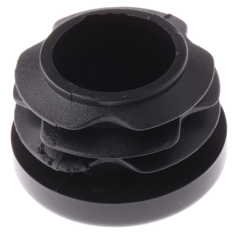1 Bag of 100 - RS PRO Black Round Tube Plug