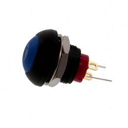 1 pcs - TE Connectivity PB6 Series Illuminated Push Button Switch, (On)-Off, Panel Mount, SPST - NO, Blue LED, 50 V dc, 125V