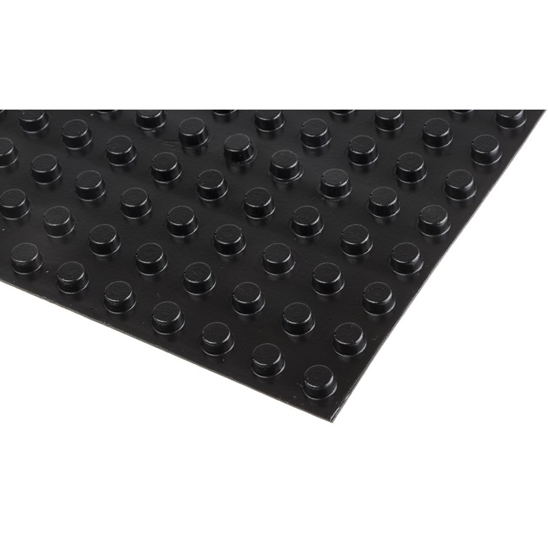 1 Bag of 100 - RS PRO Cylindrical PUR Self Adhesive Feet, 9.5mm diameter x 4.8mm height