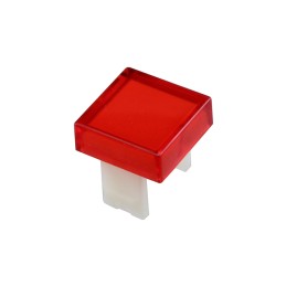 1 pcs : 01-985.2 - CAP PUSHBUTTON RECTANGLE RED