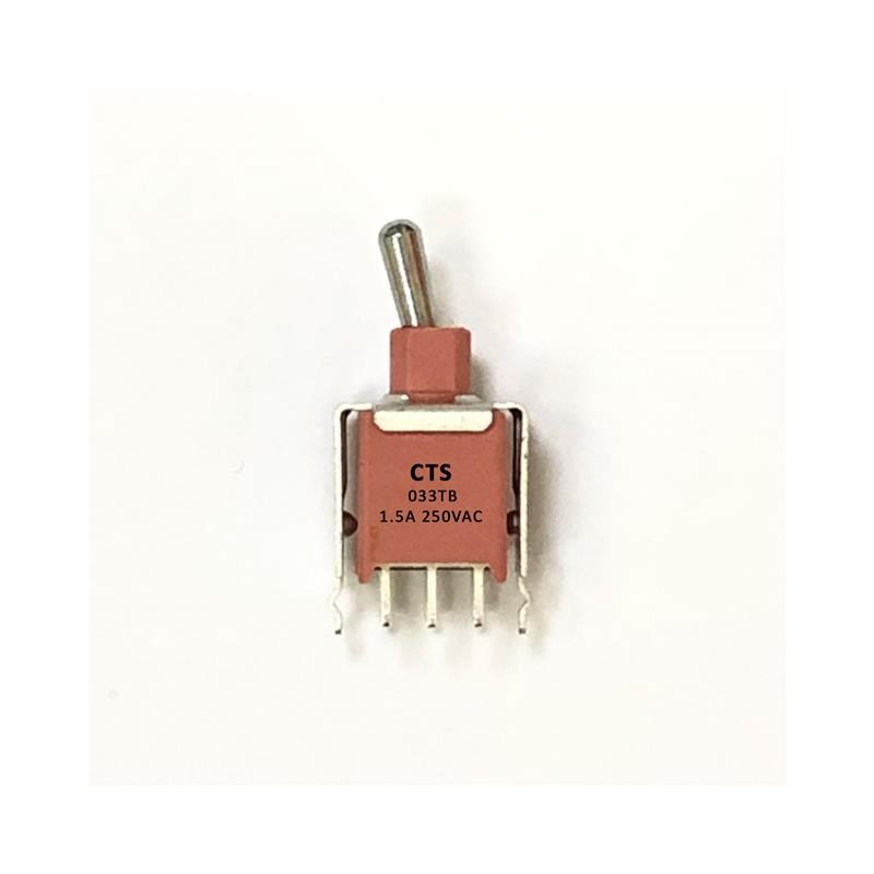 1 pcs : 033TBSDATCS - SWITCH TOGGLE DPDT 3A 120V