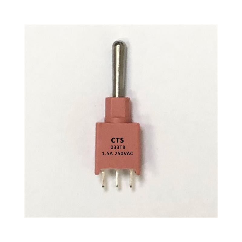 1 pcs : 033TBSSCSCS - SWITCH TOGGLE SPDT 3A 120V