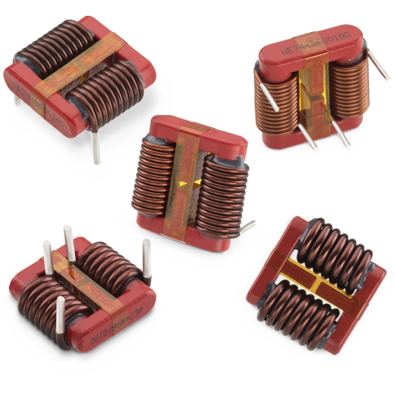 1 pcs - Wurth Elektronik 450 μH 10 A Common Mode Choke 9.6mΩ