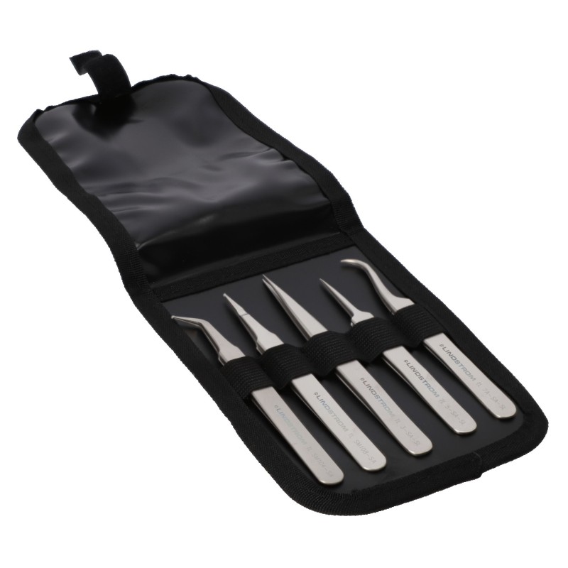 1 pcs - Lindstrom 165 mm, Stainless Steel, Tweezer