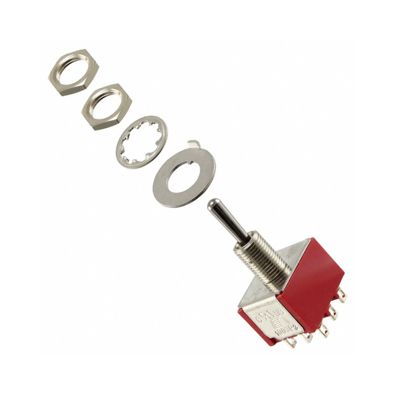 1 pcs : 1003P4T1B1M1QEH - SWITCH TOGGLE 3PDT 5A 120V