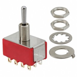 1 pcs : 1004P3T1B1M1QEH - SWITCH TOGGLE 4PDT 5A 120V