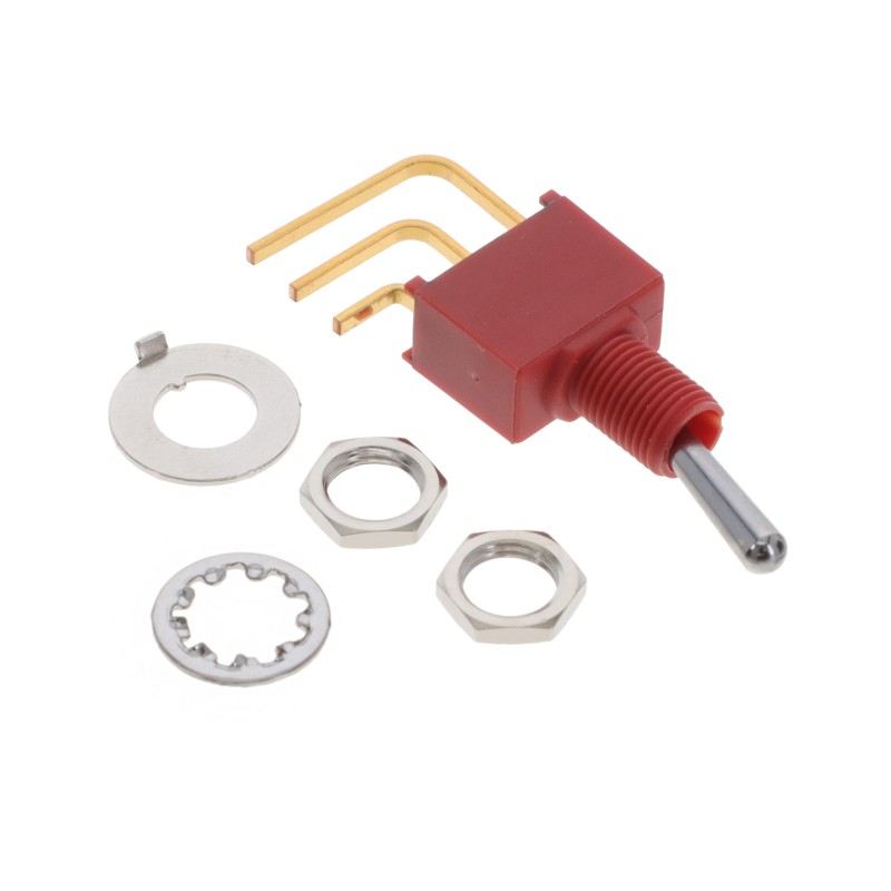 1 pcs : 100AWSP1T1B1M7REH - SWITCH TOGGLE SPDT 0.4VA 20V