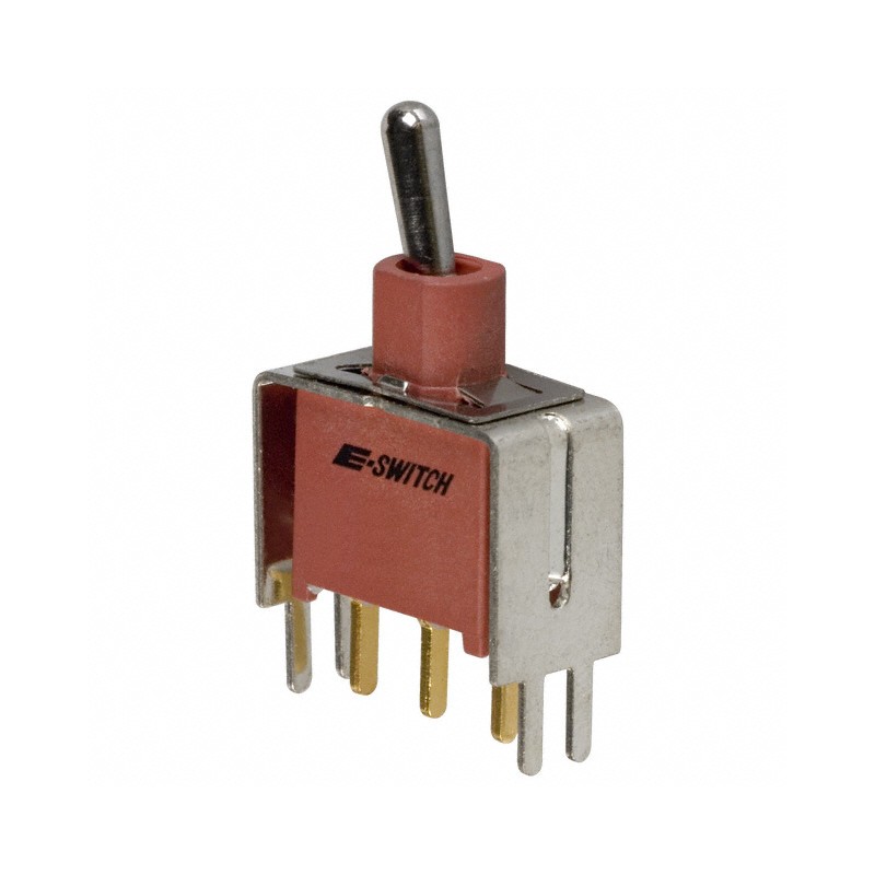 1 pcs : 100AWSP1T2B4VS2RE - SWITCH TOGGLE SPDT 0.4VA 20V