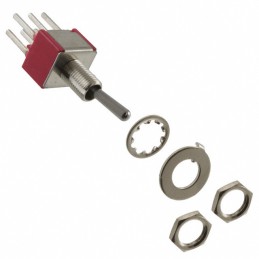 1 pcs : 100DP1T1B1M53QEH - SWITCH TOGGLE DPDT 5A 120V