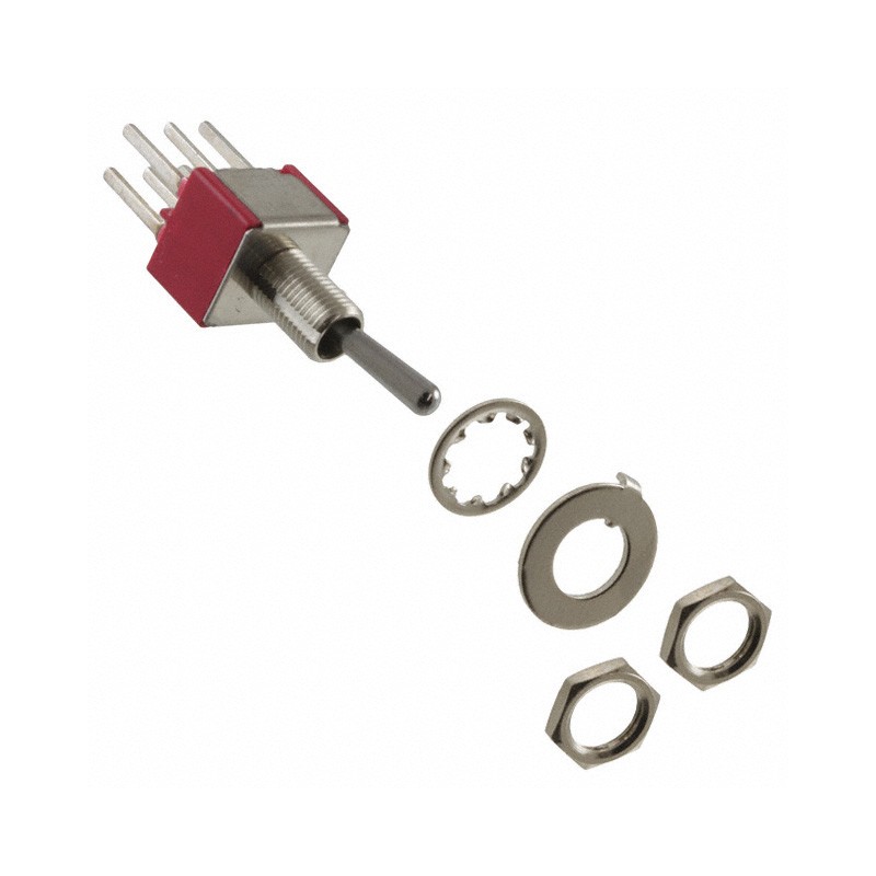 1 pcs : 100DP1T1B1M53QEH - SWITCH TOGGLE DPDT 5A 120V