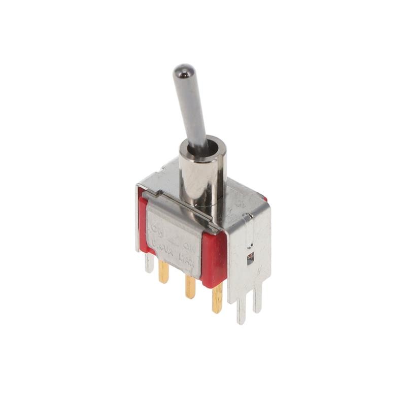 1 pcs : 100DP1T1B4VS2RE - SWITCH TOGGLE DPDT 0.4VA 20V