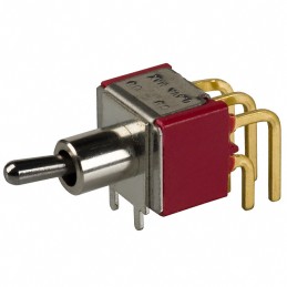 1 pcs : 100DP1T2B4M6RE - SWITCH TOGGLE DPDT 0.4VA 20V