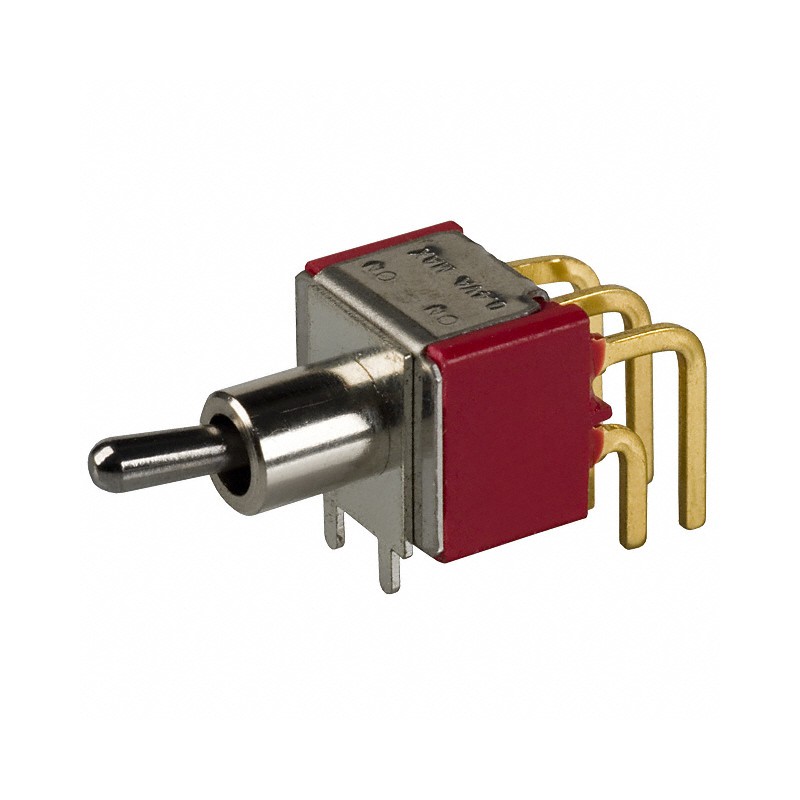 1 pcs : 100DP1T2B4M6RE - SWITCH TOGGLE DPDT 0.4VA 20V