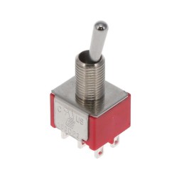 1 pcs : 100DP2T1B1M1QE - SWITCH TOGGLE DPDT 5A 120V