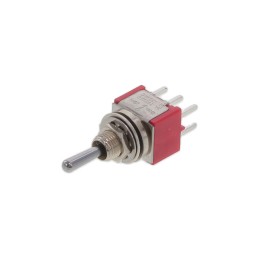 1 pcs : 100DP3T1B9M2QEH - SWITCH TOGGLE DPDT 5A 120V