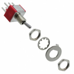 1 pcs : 100DP3T2B3M2QEH - SWITCH TOGGLE DPDT 5A 120V