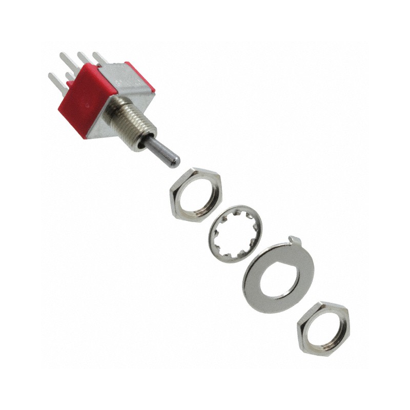 1 pcs : 100DP3T2B3M2QEH - SWITCH TOGGLE DPDT 5A 120V