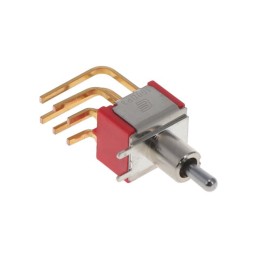1 pcs : 100DP3T2B4M7RE - SWITCH TOGGLE DPDT 0.4VA 20V