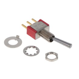 1 pcs : 100SP1T3B1M2REH - SWITCH TOGGLE SPDT 0.4VA 20V