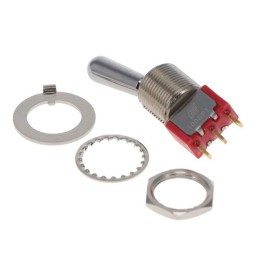 1 pcs : 100SP1T8B13M1REH - SWITCH TOGGLE SPDT 0.4VA 20V