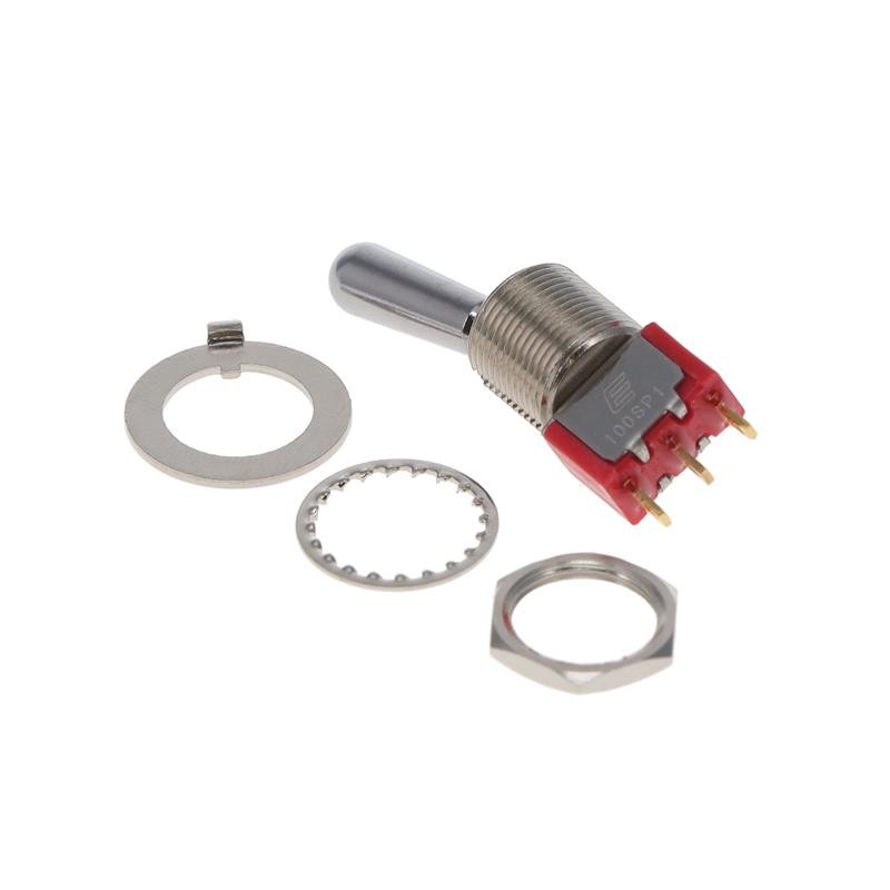 1 pcs : 100SP1T8B13M1REH - SWITCH TOGGLE SPDT 0.4VA 20V
