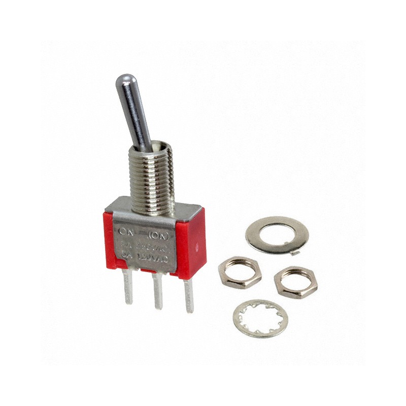 1 pcs : 100SP2T1B1M2QEH - SWITCH TOGGLE SPDT 5A 120V