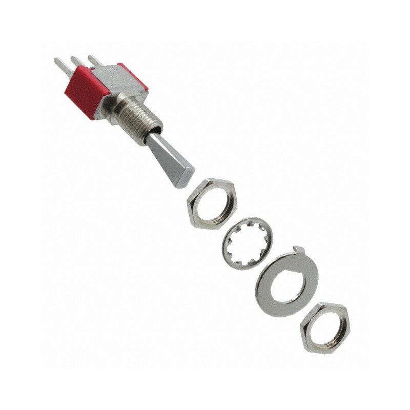 1 pcs : 100SP2T6B11M2QEH - SWITCH TOGGLE SPDT 5A 120V