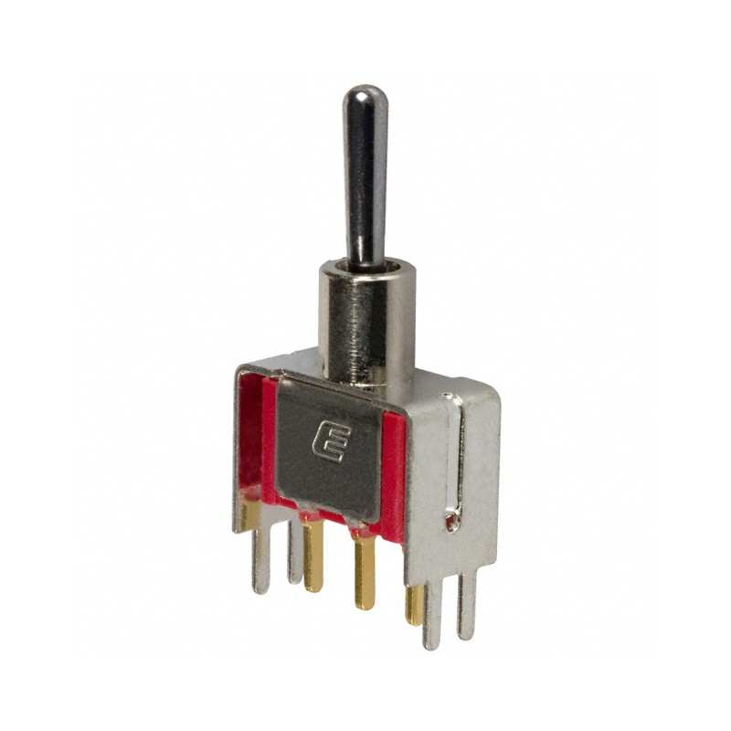 1 pcs : 100SP3T1B4VS2RE - SWITCH TOGGLE SPDT 0.4VA 20V