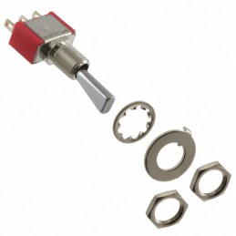 1 pcs : 100SP3T6B11M1QEH - SWITCH TOGGLE SPDT 5A 120V