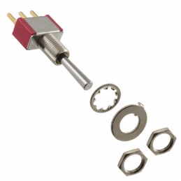 1 pcs : 100SP4T3B1M2REH - SWITCH TOGGLE SPDT 0.4VA 20V