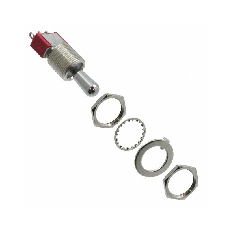 1 pcs : 100SP4T7B13M1QEH - SWITCH TOGGLE SPDT 5A 120V