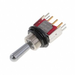 1 pcs : 100SP4T8B13VS2REH - SWITCH TOGGLE SPDT 0.4VA 20V