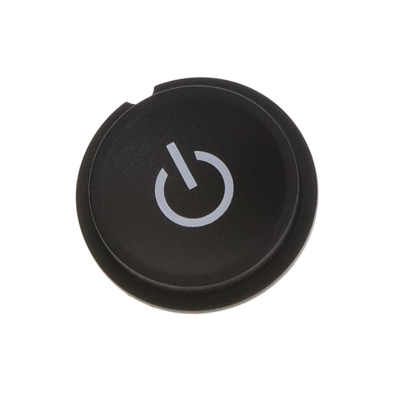 1 pcs : 10C091612306 - ROUND TACT SWITCH CAP BLK