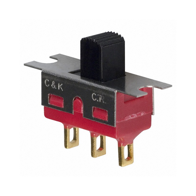 1 pcs : 1101M1S2ZBE2 - SWITCH SLIDE SPDT 0.4VA 20V