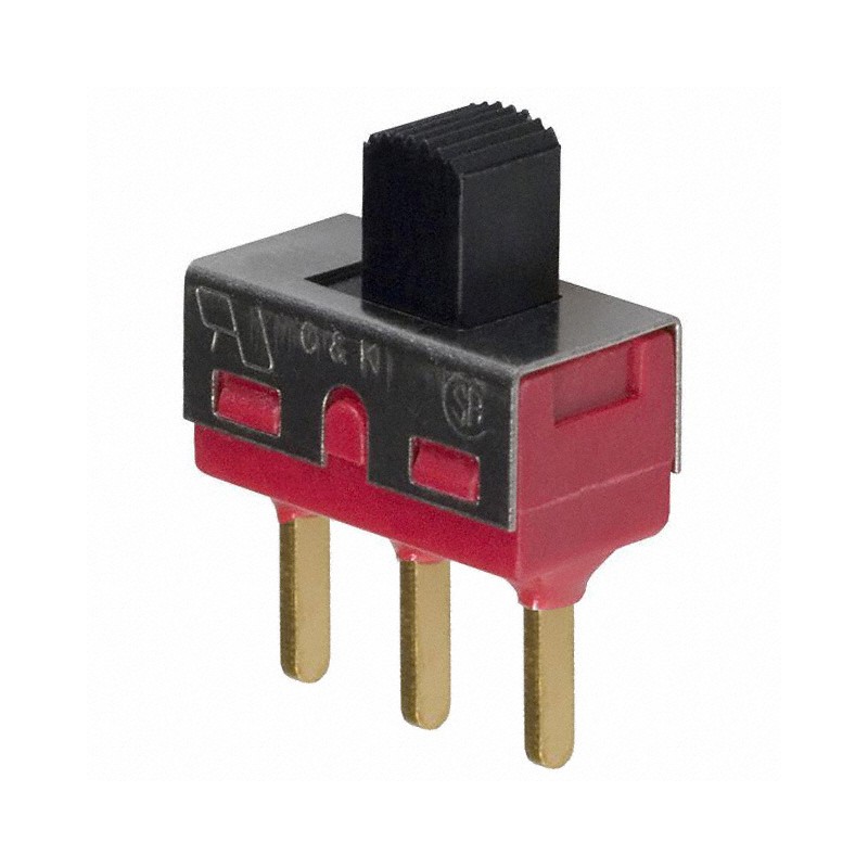 1 pcs : 1101M2S2CBE2 - SWITCH SLIDE SPDT 0.4VA 20V