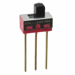 1 pcs : 1101M2S3WBE2 - SWITCH SLIDE SPDT 0.4VA 20V