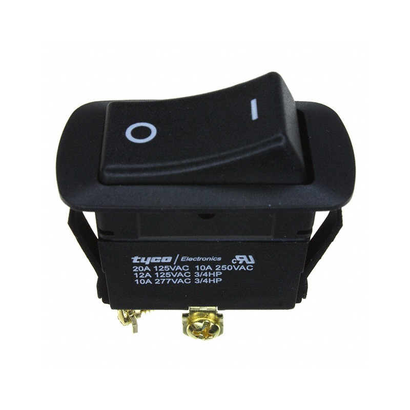 1 pcs : 1-1571095-1 - SWITCH ROCKER SPST 20A 125V
