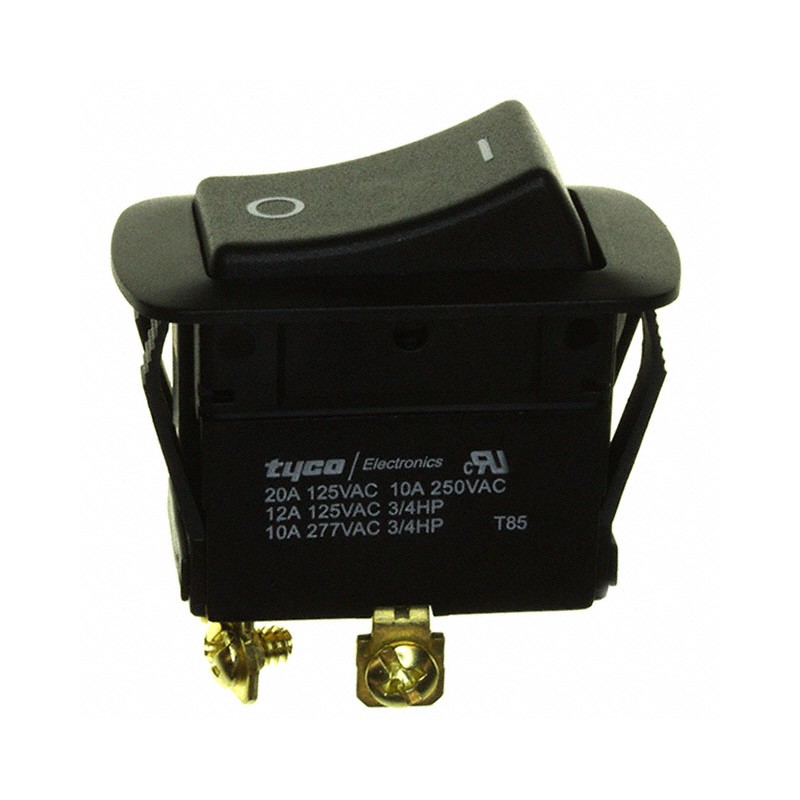 1 pcs : 1-1571102-1 - SWITCH ROCKER DPST 20A 125V