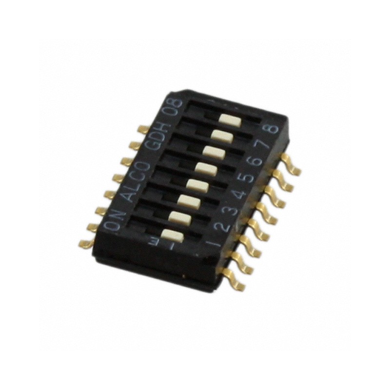 1 pcs : 1-1571983-1 - SWITCH SLIDE DIP SPST 0.025A 24V