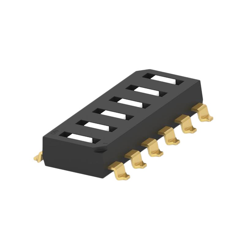 1 pcs : 1-1825006-1 - SWITCH SLIDE DIP SPST 0.025A 24V