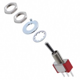 1 pcs : 1-1825137-6 - SWITCH TOGGLE SPDT 5A 120V