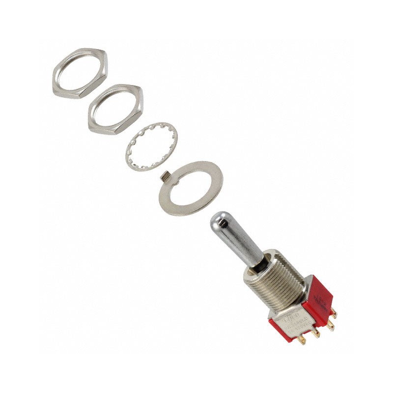 1 pcs : 1-1825139-2 - SWITCH TOGGLE DPDT 5A 120V