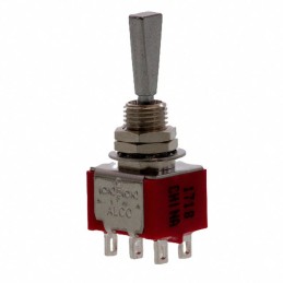 1 pcs : 1-1825139-4 - SWITCH TOGGLE DPDT 5A 120V