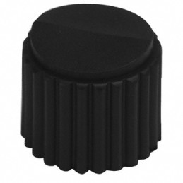 1 pcs : 11K5014-KCNB - KNOB PLASTIC 1/4' DIA BLACK