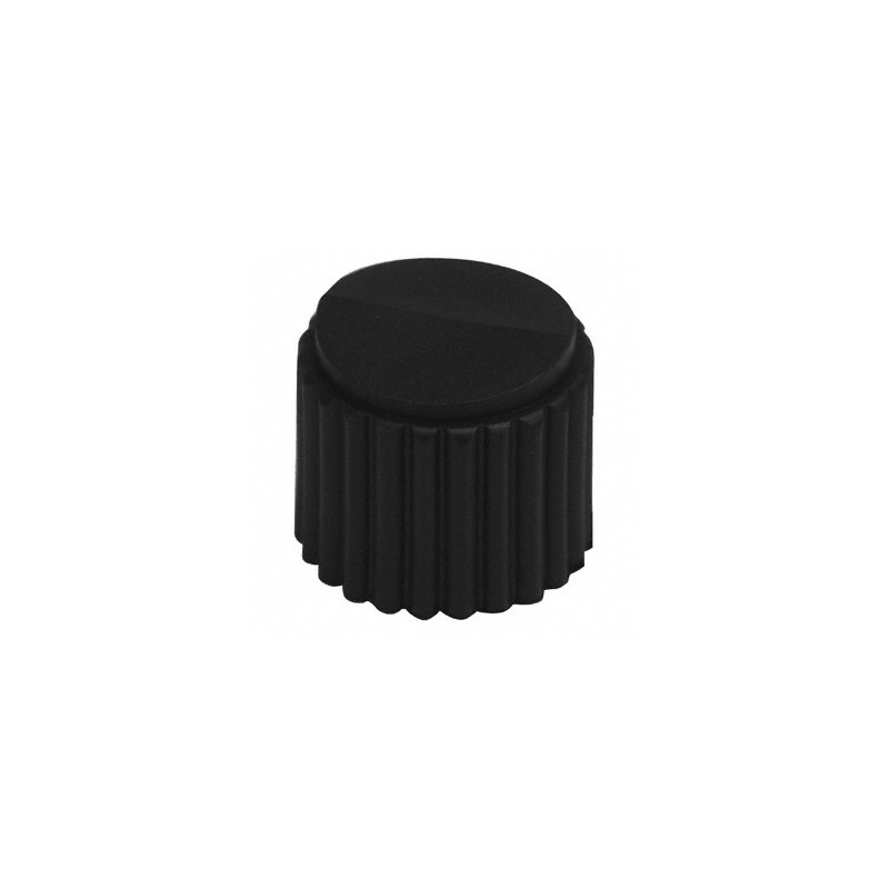 1 pcs : 11K5014-KCNB - KNOB PLASTIC 1/4' DIA BLACK