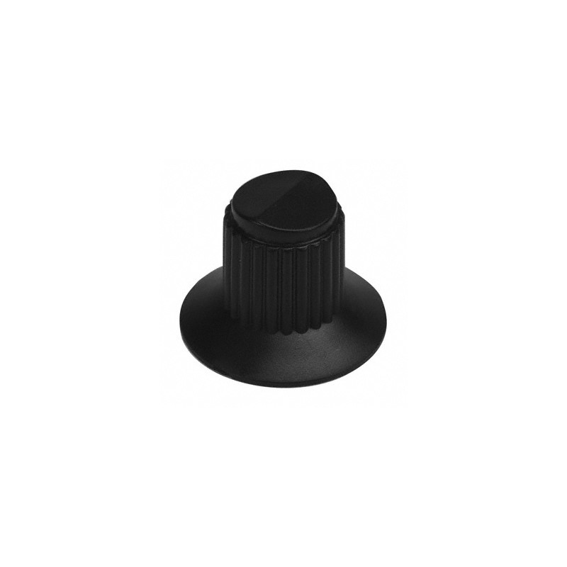 1 pcs : 11K5015-JMNB - KNOB PLASTIC 1/8' DIA BLACK
