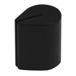 1 pcs : 11K5017-JCNB - KNOB PLASTIC 1/8' DIA BLACK