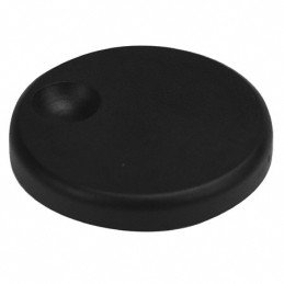 1 pcs : 11K5020-KCAB - KNOB PLASTIC 1/4' DIA BLACK