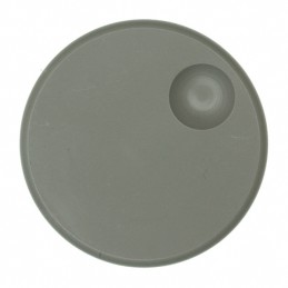 1 pcs : 11K5020-KCAG - KNOB PLASTIC 1.5' DIA GRAY